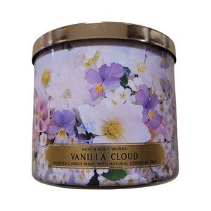 Bath and Body Works Vanilla Clouds Scented 3-Wick Candle (14.5 oz / 411 g)